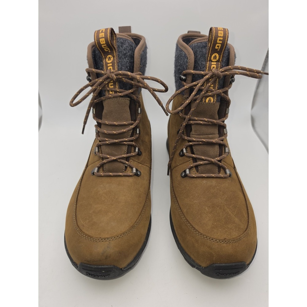 Icebug Men's Adak ReWool Michelin Winter Boots Studded Size 10